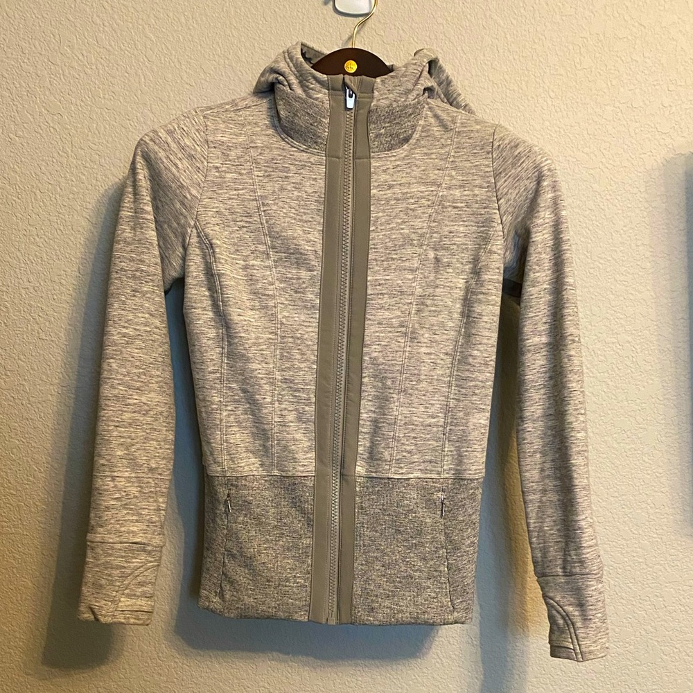 Athleta Women’s Grey Full Zip Jacket/Hoodie XS